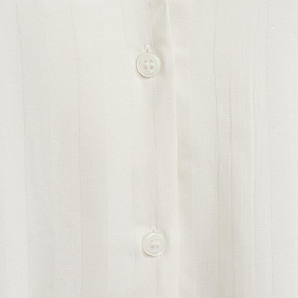 NWT Women's Ailas Short Sleeved Shirt In Coco Milk by Minimum, size L - Picture 7 of 7